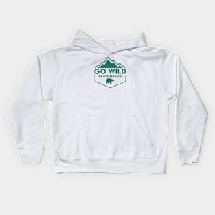 Go Wild in Colorado Kids Hoodie